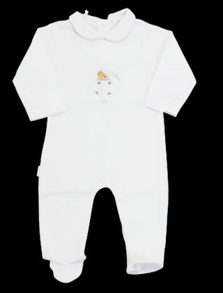 Nanan Baby Romper e14004503 With Printed Teddy Bear