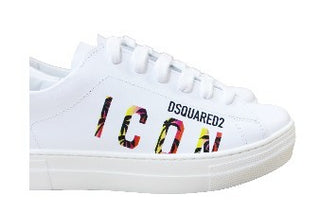 Dsquared2 Sneakers MIT MEHRFARBIGER SCHRIFT 73788 mit Schnürsenkeln