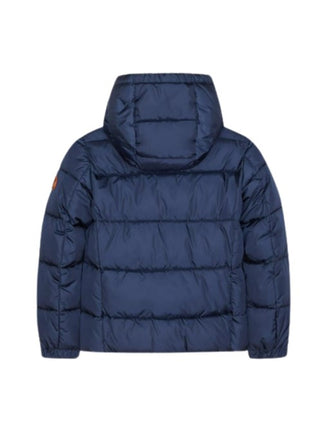 Save the Duck J3556B Quilted Jacket With Logo For Girls