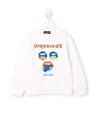 Dsquared2 Crewneck Sweatshirt with Front Print DQ0220-D00XL