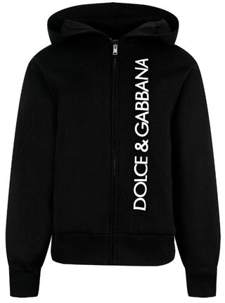 Dolce & Gabbana Felpa con zip e cappuccio L4JWIT-G7KU9