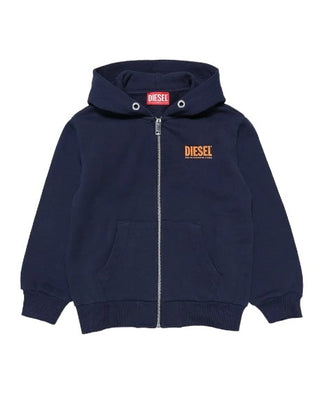 Diesel Felpa con zip e cappuccio J00634-0IAJH