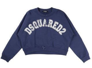 Dsquared2 Cropped sweatshirt with logo DQ0433-D008F