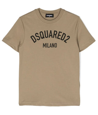 Dsquared2 T-Shirt mit Rundhalsausschnitt, Logo und Aufdruck DQ1983-D00MV