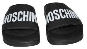 Moschino Slippers with writing on the front 74481