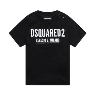 Dsquared2 T-Shirt mit Rundhalsausschnitt und Logo vorne DQ0842-D00MV