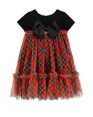 Angel's Face Tory Dress TORY TARTAN Short Sleeve