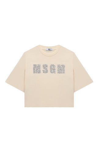 MSGM Crop T-shirt 029227