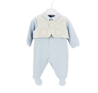 Il Gufo Onesie a21tpm07 MIT CLIPS VORNE