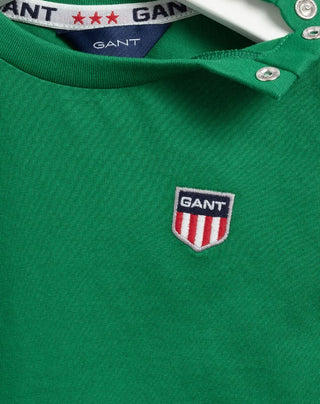 Gant Crew Neck T-Shirt with Front Logo 505151