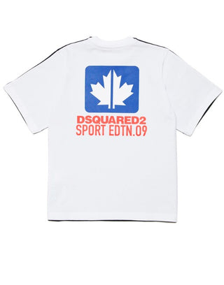 Dsquared2 T-shirt con logo sul davanti DQ2188-D00X4