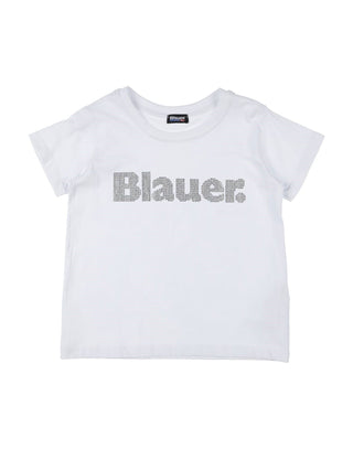 Blauer T-Shirt mit Rundhalsausschnitt 22SBLGH02461