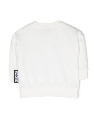 Moschino Crewneck Sweatshirt with Applied Symbol MTF03Q