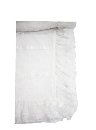 Aletta Blanket With Sheet ra99001ltn With Lace Newborn