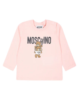 Moschino T-shirt A Maniche Lunghe MMO00R Con Stampa Teddy