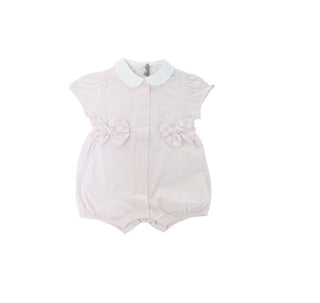 The Owl Romper with bows to164m00 WITH CLIPS FORWARD