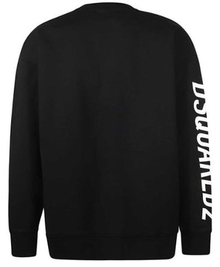 Dsquared2 Sweatshirt mit Rundhalsausschnitt und aufgedrucktem Logo S74GU0490