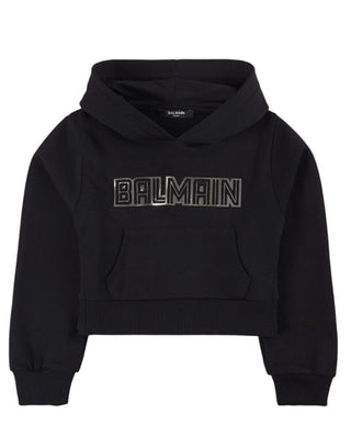 Balmain Crop Sweatshirt 6Q4040