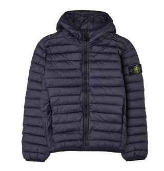 Stone Island Quilted Jacket 781640831 With Hood For Kids