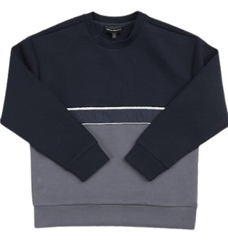 Armani Crewneck Sweatshirt 6K4MJ9 Doppelfarbig für Kinder