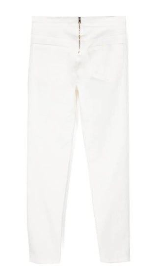 Balmain Pantaloni con bottoni logati BT6A70-D0039