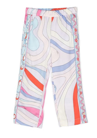 Emilio Pucci Iride Patterned Trousers PU6A70-K0146