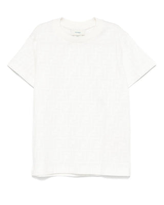 Fendi JUI181-ATRV Short Sleeve T-Shirt With FF Logo