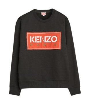 Kenzo Felpa girocollo con logo in spugna PFD55SW4474