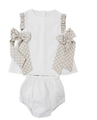 Babymodekleid MIT SCHLEIFEN 648.6 MIT KNÖPFEN