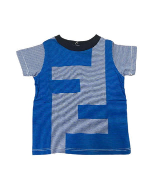 Fendi T-shirt girocollo a righe FSE675-25V