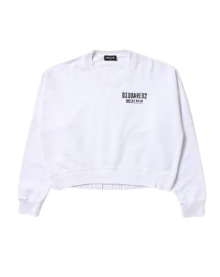 Dsquared2 Sweatshirt CROP SWEATSHIRT GIRL dq0727d002y