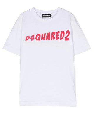 Dsquared2 T-Shirt mit Rundhalsausschnitt und aufgedrucktem Logo DQ1735-D00MV