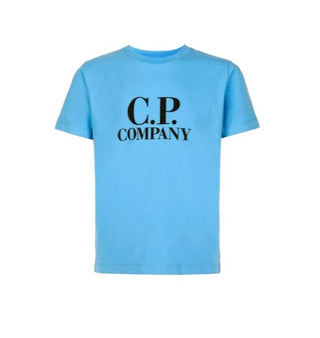 CP Company – T-Shirt mit Rundhalsausschnitt und aufgedrucktem Logo 09CKTS027C