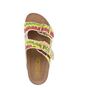 Colors Of California Double Band Sandals hc.bio407