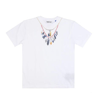 Marcelo Burlon T-shirt girocollo con stampa CBAA002F21JER003