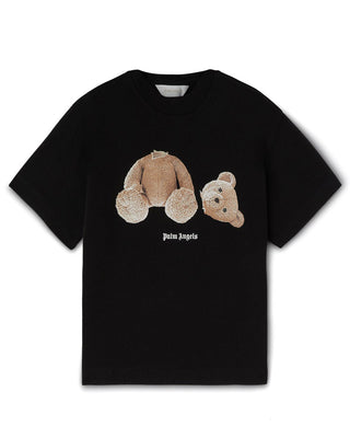 Palm Angels T-shirt Broken PGAA002C99JER0031060 Bear In Cotone