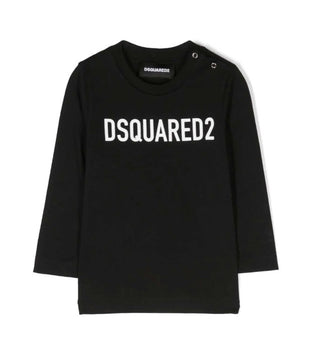 Dsquared2 T-Shirt mit Rundhalsausschnitt und Logo vorne DQ0550-D00MV