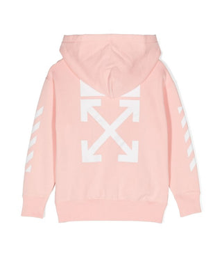 Off-White Felpa con zip e cappuccio OGBE001F23FLE0013001