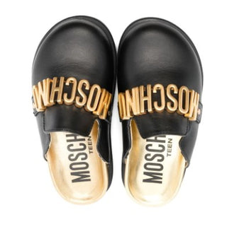 Moschino Metal Logo Slippers 74416