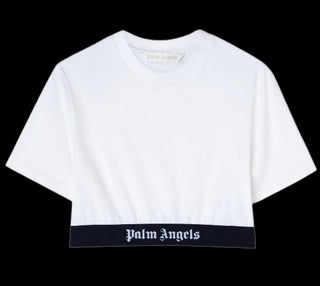 Kurz geschnittenes T-Shirt von Palm Angels PWAA051S24JER0010310