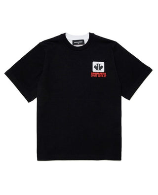 Dsquared2 T-shirt con logo sul davanti DQ2188-D00X4