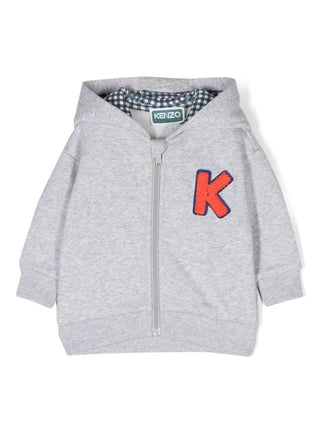 Kenzo Sweatshirt mit Reißverschluss und Kapuze K05493