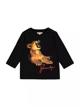 Givenchy Crewneck T-shirt with front print H05092