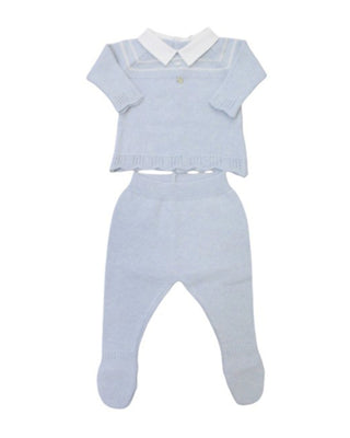 Doctor Kids Two Piece Romper dk1341 With Pointed Collar