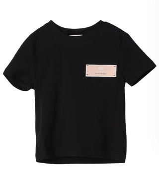 Elisabetta Franchi Crewneck T-shirt with applied logo EFTS209.0