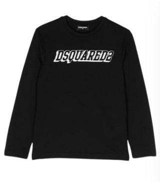 Dsquared2 T-Shirt mit Rundhalsausschnitt, Logo und Aufdruck DQ1981-D00MV