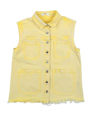 Vicolo 3146OD0737 Girls Button Up Denim Vest