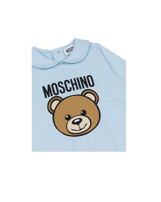 Moschino Teddy Bear Romper muy078 And Logo