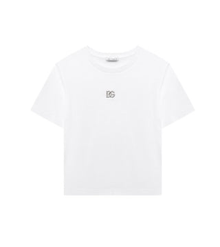 Dolce &amp; Gabbana T-Shirt mit Rundhalsausschnitt L5JTAZ-G7B6N