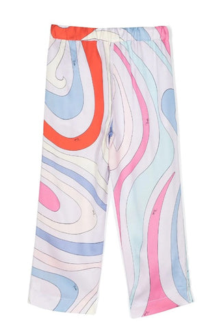 Emilio Pucci Iride Patterned Trousers PU6A70-K0146